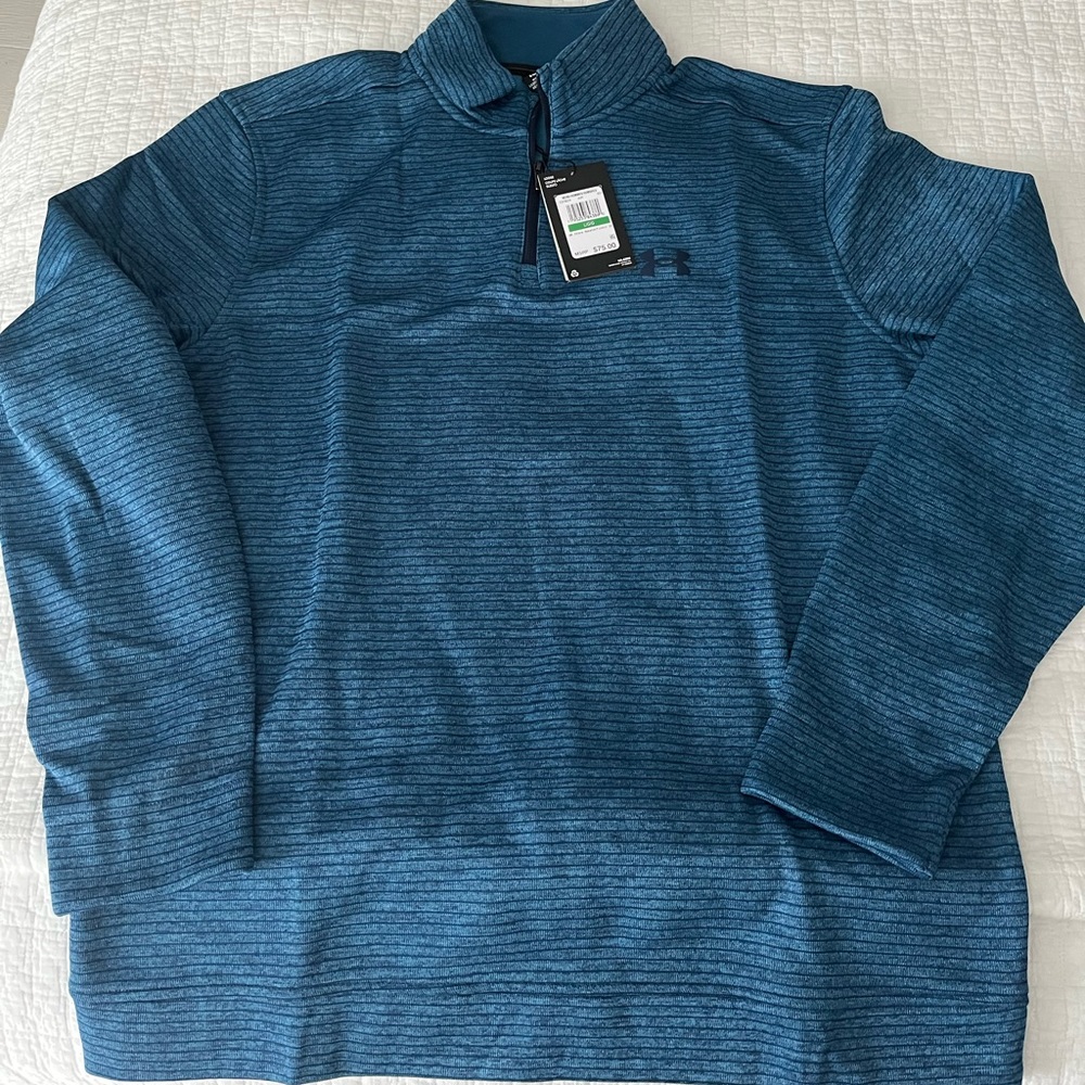 MENS NWT Under Armour Golf Pullover
